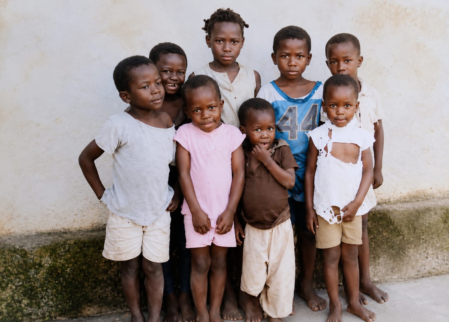 Children in the community served by Hajjat Mutagubya Foundation